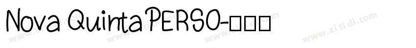 Nova Quinta PERSO字体转换